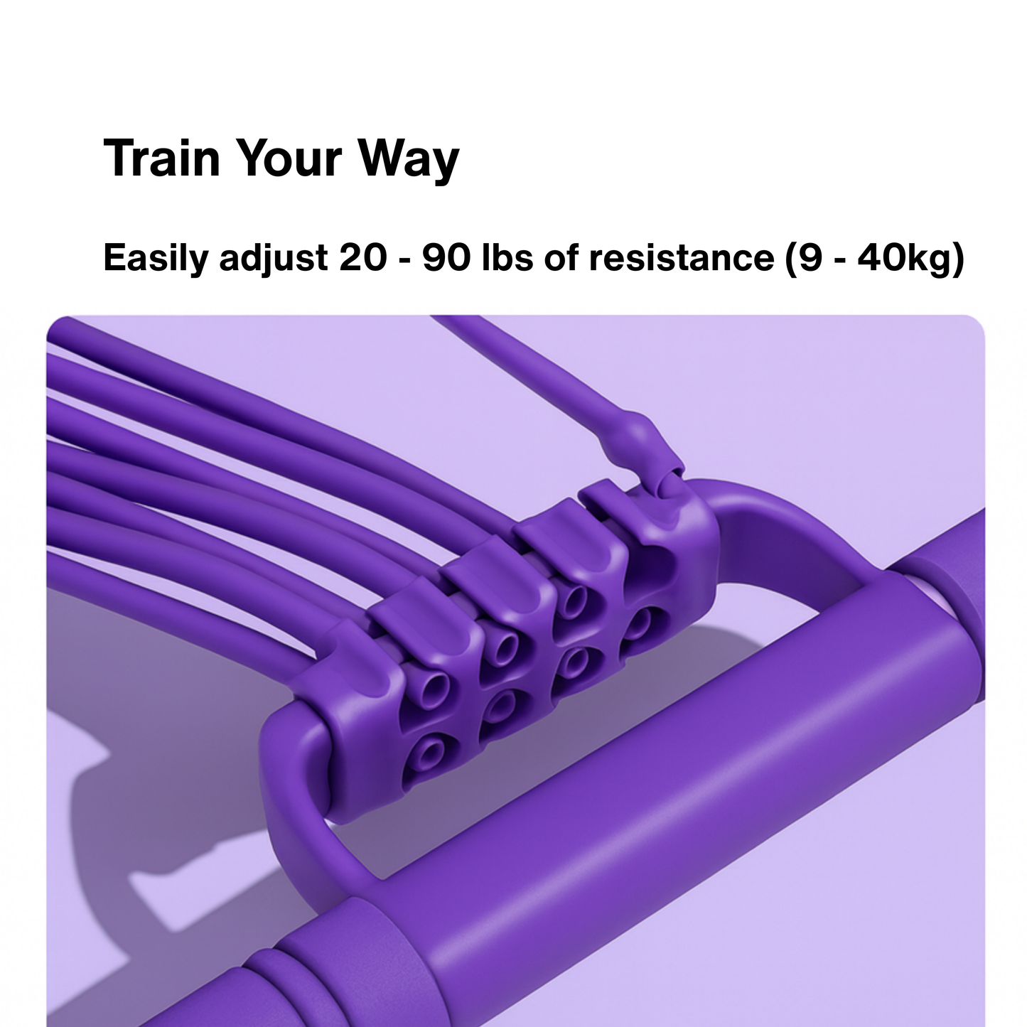 FlexiPort CorePro™ — Adjustable 20–90 lb home workout system